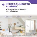 Kidde Detector de humo y monóxido de carbono con cableado para el hogar, alertas de voz, respaldo de 2 pilas AA, paquete