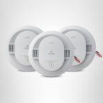 Kidde Detector de humo cableado para el hogar, batería de reserva de 10 años, interconectable, alertas de voz, paquete d