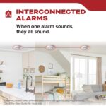 Kidde Detector de humo cableado para el hogar, batería de reserva de 10 años, interconectable, alertas de voz, paquete d