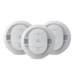 Kidde Detector de humo y monóxido de carbono cableado para el hogar, funciona con batería de 10 años, notificaciones LED