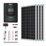 Kit Solar Renogy Premium 400 Vatios 12 Voltios 4 Piezas Panel 100W Controlador de Carga MPPT 40A Módulo Bluetooth BT2