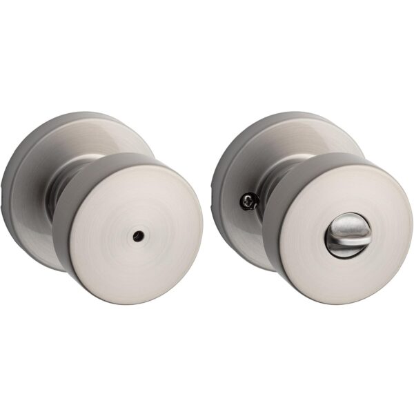 Pomo de Puerta Kwikset Pismo Privacidad Níquel Satinado Modelo 97300-933 Paquete de 10