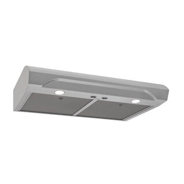 Campana extractora de acero inoxidable de 30 pulgadas con ventilador de 350 CFM MAX de 1.5 sones de alta eficiencia