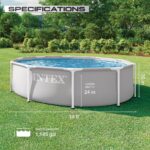 Piscina Intex 26701EP Prism Frame Redonda 10 pies x 30 pulgadas con Bomba de Filtro