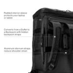 Bolsa de Lona Convertible Travelpro Altitude 430248301 56 Litros Negro Azabache