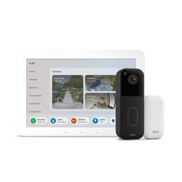 Echo Hub con Timbre de Video Blink Diseñado para Alexa+