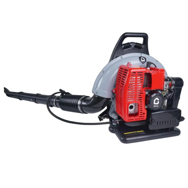 Soplador de Hojas de Gas GAOMON Mochila 66CC 4.0HP 880 CFM 320 MPH Rojo