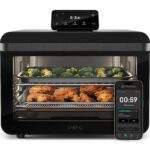 CHEF iQ MiniOven - Combo de freidora de aire y horno tostador inteligente, horno de convección de encimera 11 en 1, horn