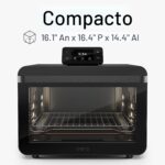 CHEF iQ MiniOven - Combo de freidora de aire y horno tostador inteligente, horno de convección de encimera 11 en 1, horn