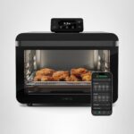 CHEF iQ MiniOven - Combo de freidora de aire y horno tostador inteligente, horno de convección de encimera 11 en 1, horn