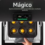 CHEF iQ MiniOven - Combo de freidora de aire y horno tostador inteligente, horno de convección de encimera 11 en 1, horn