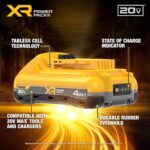 Combo de Batería y Cargador DEWALT 20V MAX XR POWERPACK 4Ah DCB2104C Indicador de Carga LED