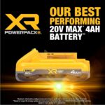 Combo de Batería y Cargador DEWALT 20V MAX XR POWERPACK 4Ah DCB2104C Indicador de Carga LED