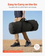 VEVOR Cabina vocal portátil, 6.56 pies de altura, estudio de grabación portátil con bolsa de viaje, soporte para tableta