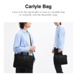Bolso Coach Carlyle CCB52 Cuero Negro para Hombre Estilo Maletín con Correa Desmontable