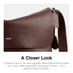 Bolso Mensajero Coach Ludlow CCB58 Cuero Color Arce 13.39 x 5.51 x 9.84 pulgadas