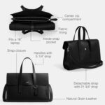 Portafolio Coach Flatiron CCB55 Cuero Negro 16 pulgadas