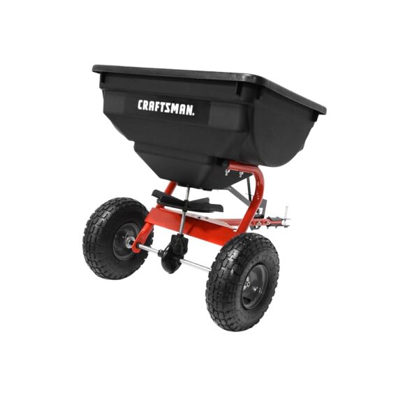 Esparcidor de Remolque Craftsman CMXGZBF4505561 Capacidad 85 Libras Ancho de Extensión 8 Pies