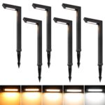 Luces de Paisaje LED Yankon ZDL1225B Bajo Voltaje 5W 200 Lúmenes IP65 Negro Paquete de 6