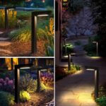 Luces de Paisaje LED Yankon ZDL1225B Bajo Voltaje 5W 200 Lúmenes IP65 Negro Paquete de 6