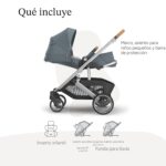 Carriola UPPAbaby Cruz V3 Callum Asiento Reversible Tamaño Completo Desde el Nacimiento hasta 50 Libras