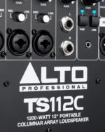 ALTO TS112C Sistema de altavoces PA de matriz de columna alimentada de 1200 W con mezclador digital de 5 canales, Blueto