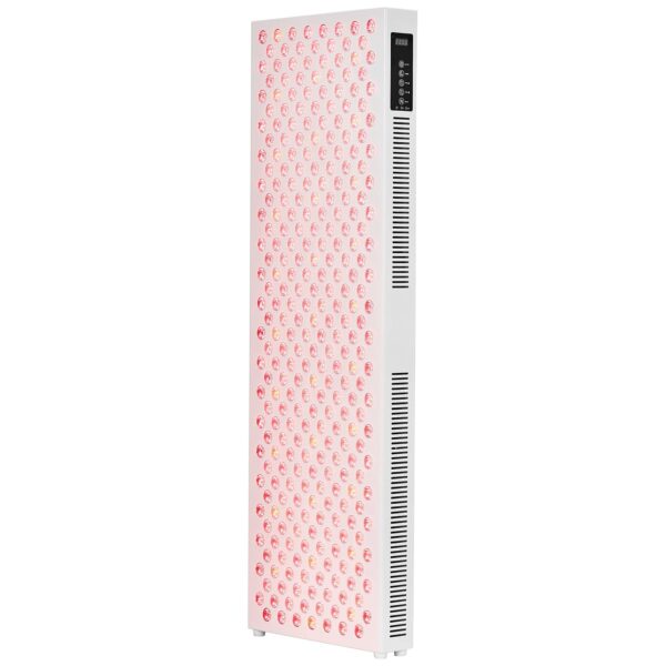 Panel de Terapia de Luz Roja GarveeHome RT1500 300 LED Doble Chip 660nm 850nm Soporte Ajustable Temporizador