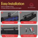 Barra de Sonido Pyle PWPSB3203 32 Pulgadas 200W Bluetooth Impermeable IPX6 con Luces LED