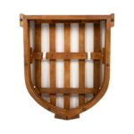 Juego de 2 Sillas para Exterior Christopher Knight Home Chloe Madera de Acacia Diseño de Bañera Curva Cojín Resistente a