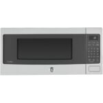 GE Profile PCHK11S1WSS - Microondas de encimera de 1.1 pies cúbicos, 800 W, sensor de cocina, escaneo para cocinar, habi