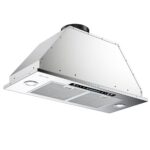 Campana Extractora HisoHu HSHB01-30-AR 30 Pulgadas 900 CFM Insertable Ducteada Acero Inoxidable con Filtro Baffle Luz LE