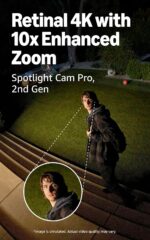 Kit Ring Spotlight Cam Pro Enchufe y Ring Indoor Cam Plus Blanco Video 4K Exteriores y 2K Interiores