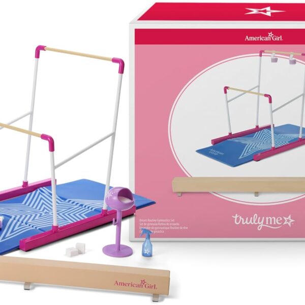 Juego de Gimnasia American Girl Truly Me JMC89 para Muñecas de 18 Pulgadas 9 Piezas