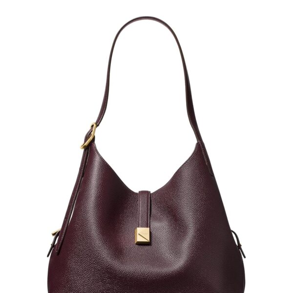 Bolso de Hombro Kate Spade New York Deco KN094001 Cuero Granulado Mermelada de Mora