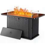 Mesa de Fuego Ciays CIFPT53B-43-US Rectangular 43 Pulgadas 60000 BTU Acero Inoxidable 304 Negro