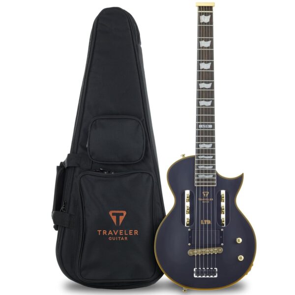 Traveler Guitar LTD EC-1 (Vintage Black) Guitarra eléctrica de viaje con bolsa de concierto