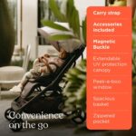 Ergobaby Metro 3 Deluxe Silla de Paseo para Recién Nacidos, Bebés y Niños | Gris Perla