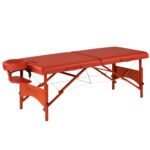 Mesa de Masaje Portátil Master Massage Fairlane 28 Pulgadas Color Canela con Cojín Facial Extra con Sonido Musical