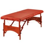 Mesa de Masaje Portátil Master Massage Fairlane 28 Pulgadas Color Canela con Cojín Facial Extra con Sonido Musical