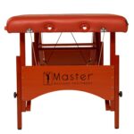 Mesa de Masaje Portátil Master Massage Fairlane 28 Pulgadas Color Canela con Cojín Facial Extra con Sonido Musical