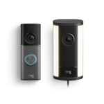 Videotimbre cableado Ring Pro con Cámara con luz de enfoque Ring Pro enchufable Negro