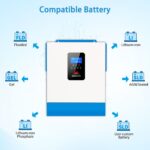 Inversor Solar Híbrido SUNGOLDPOWER SPH504880A 5000W 48V CC a 120V CA MPPT 80A Onda Sinusoidal Pura