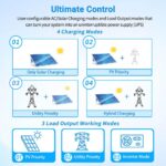 Inversor Solar Híbrido SUNGOLDPOWER SPH504880A 5000W 48V CC a 120V CA MPPT 80A Onda Sinusoidal Pura