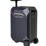 Maleta de Mano Eléctrica AOTOS L2 22 x 14 x 9 Pulgadas TSA Carcasa Rígida ABS Control por Aplicación Gris