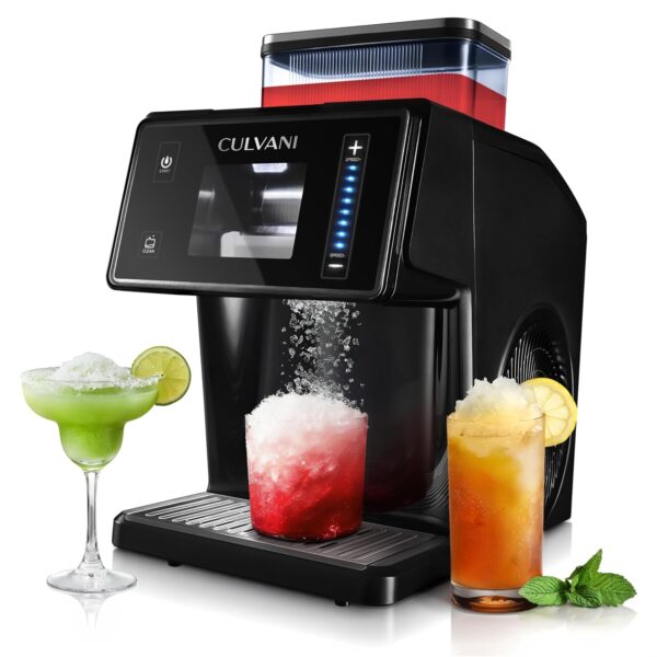 Culvani Snowlux Máquina de Hielo de Copo de Nieve Afeitado | Autolimpiante, Control de Textura Personalizado de 8 Veloci