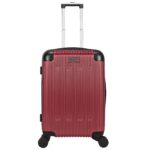 Juego de Maletas World Traveler Dejuno Cornwall 3 Piezas Giratorias Borgoña ABS