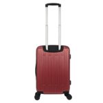 Juego de Maletas World Traveler Dejuno Cornwall 3 Piezas Giratorias Borgoña ABS