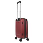 Juego de Maletas World Traveler Dejuno Cornwall 3 Piezas Giratorias Borgoña ABS