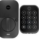 Yale Assure Lock 2 Cerrojo, Cerradura Inteligente de Puerta de Entrada sin Llave Gamuza Negra con Teclado Conectado Z-Wa