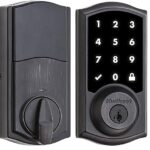 Kwikset Cerradura inteligente electrónica SmartCode con pantalla táctil de entrada sin llave 916 con seguridad SmartKey